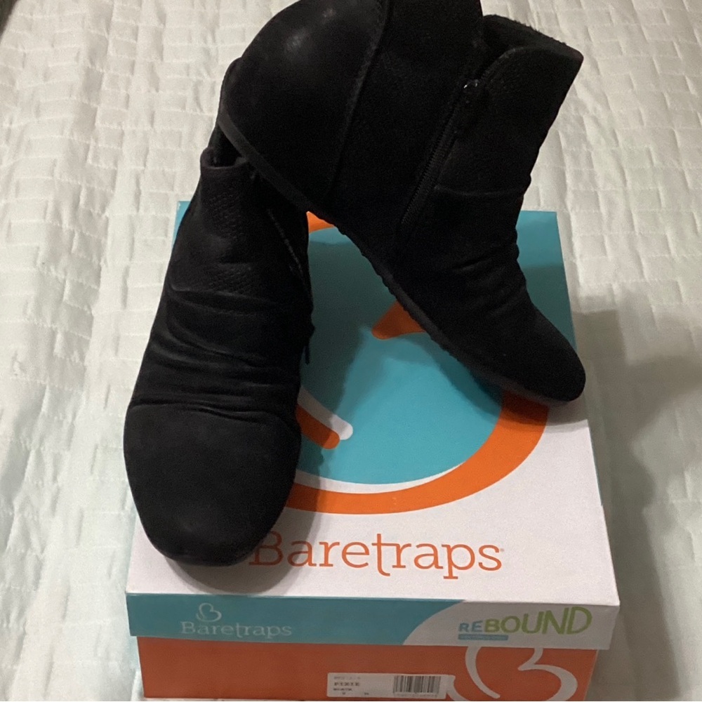 BareTraps Women's Black Ankle Booties